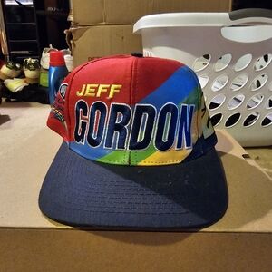 VINTAGE JEFF GORDON DUPONT RACING SNAPBACK HAT